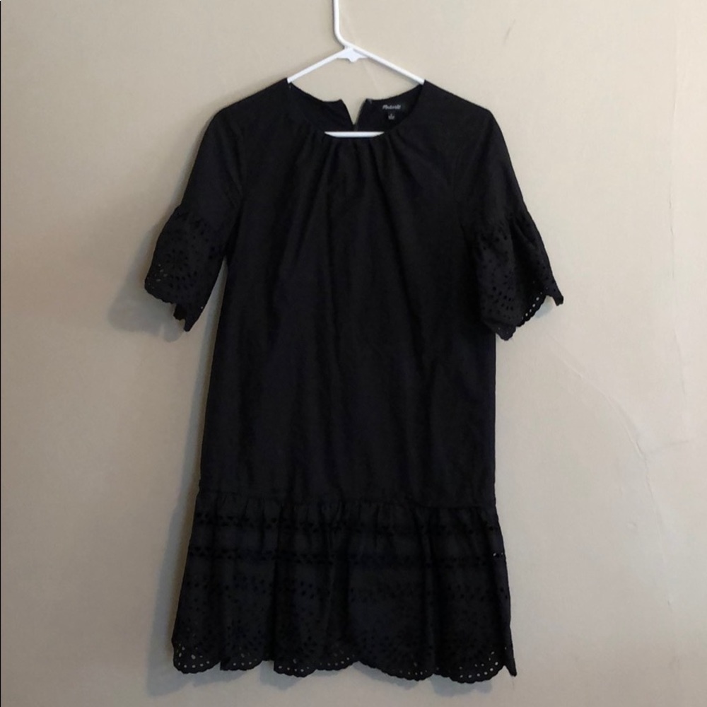 Madewell eyelet detail dress